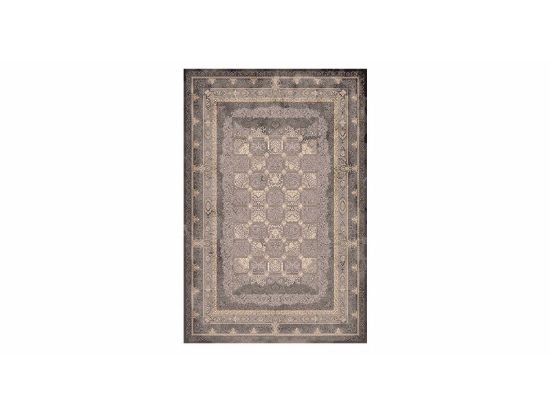 تصویر فرش پاتریس طرح آذرخش رنگ طوسی روشن 1200 شانه